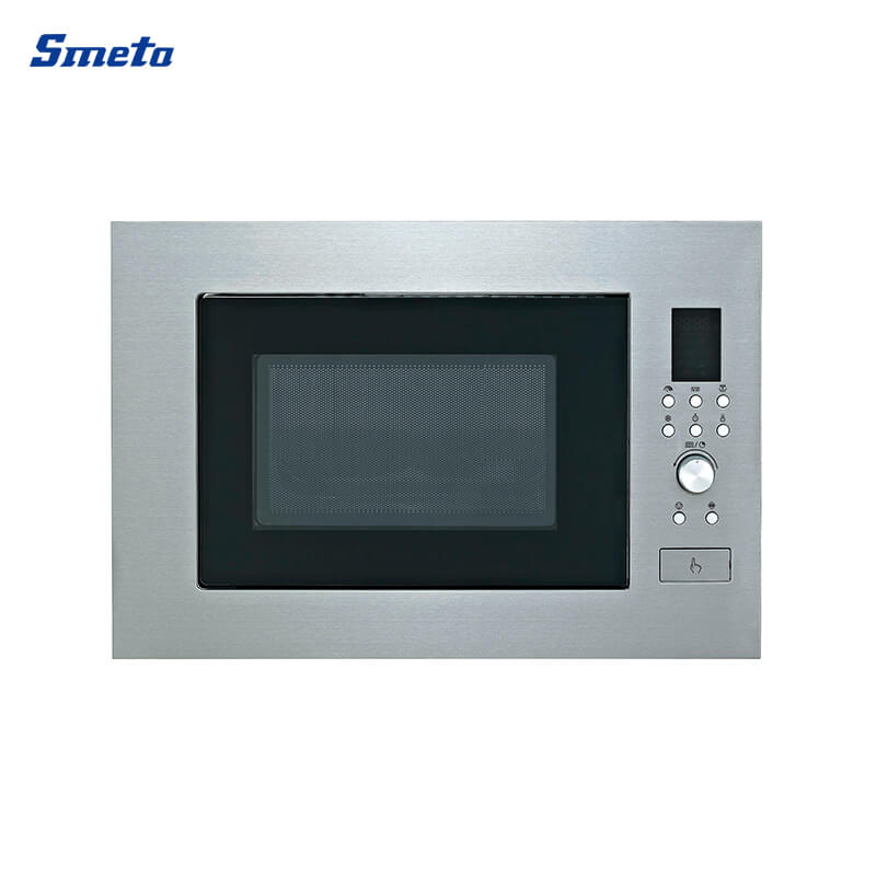 25/23 Litre Stainless Steel Interior Built In Microwave Black