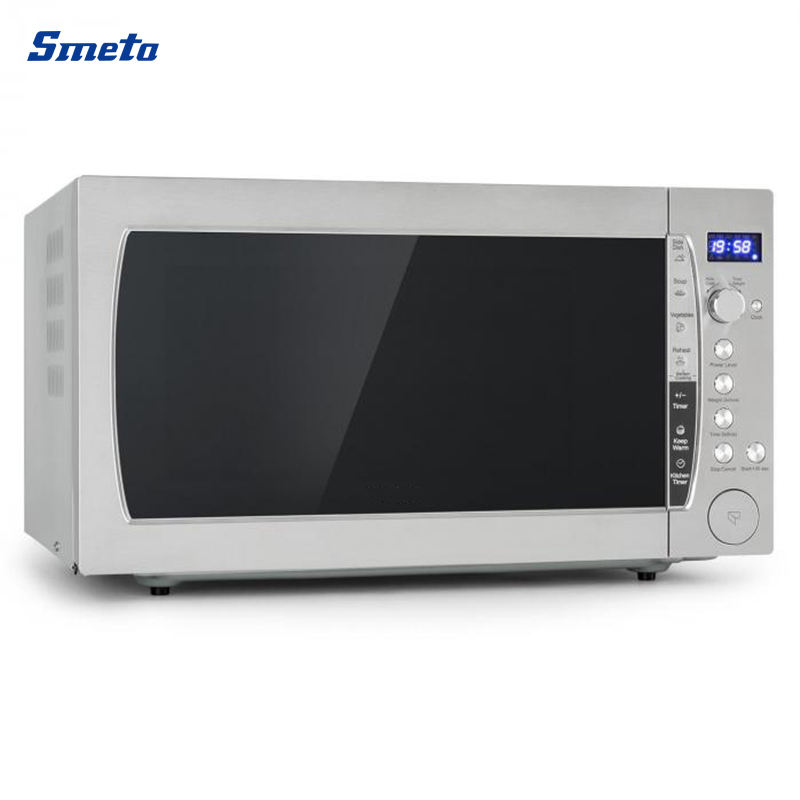 60L Large Inverter Stainless Steel Microwave Countertop Oven