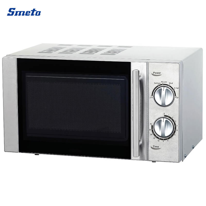 20L Knob Small Microwaves Countertop With Glass Turntable