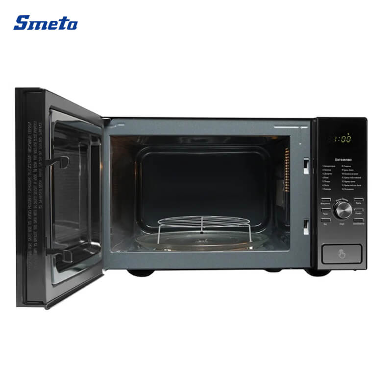 30L Stainless Countertop Microwave Oven With Grll