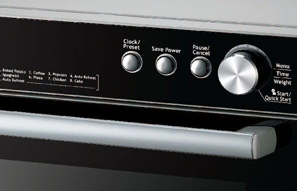 Digital Controlling Panel | Smeta black stainless steel countertop microwave TMD90-34LBMG(YC)