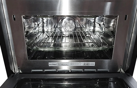 Stainless steel interior - Smeta microwave oven combos