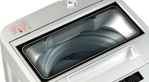 Clear View of the Inside Washing Status | Smeta top load washing machine TWT-90ADBZ(D479）