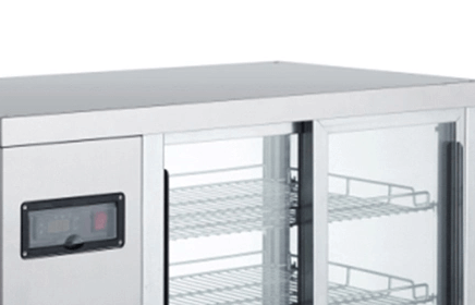 digital temperature controller and display - Smeta 128L Retail Store Display Showcases Freezing