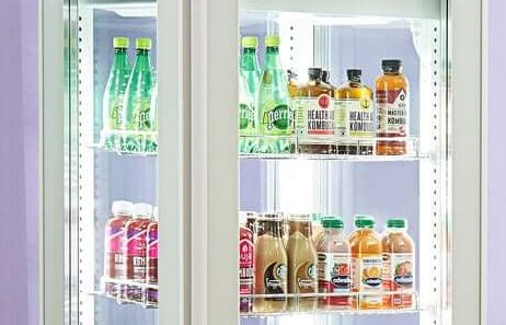 Smeta 4-Sided Glass Display Fridge