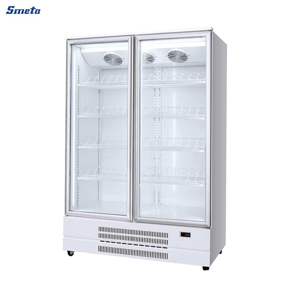 947L Double Door Beverage Cooler