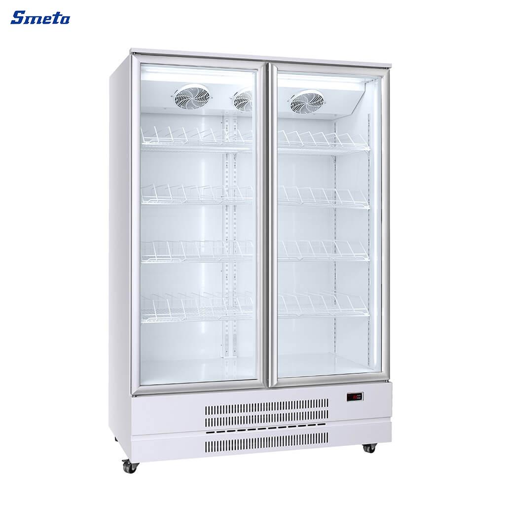 947L Double Door Beverage Cooler