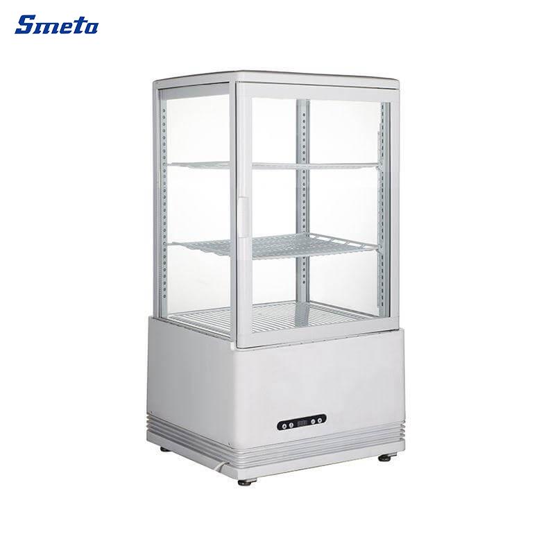 58L Uprigth 4-Sided Glass Display Fridge