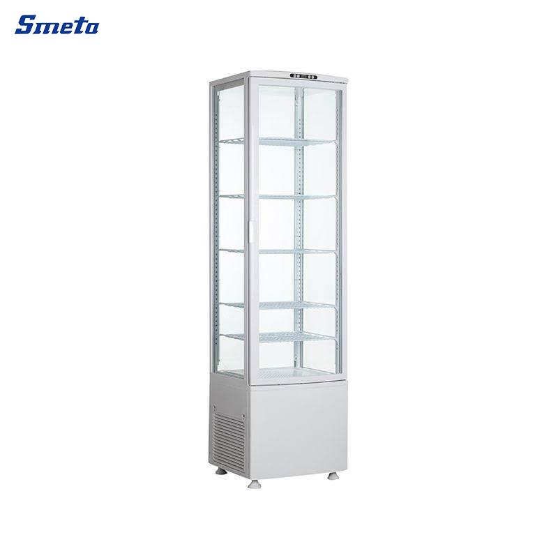 280L Cake Display Chiller With 4-Sided Glass