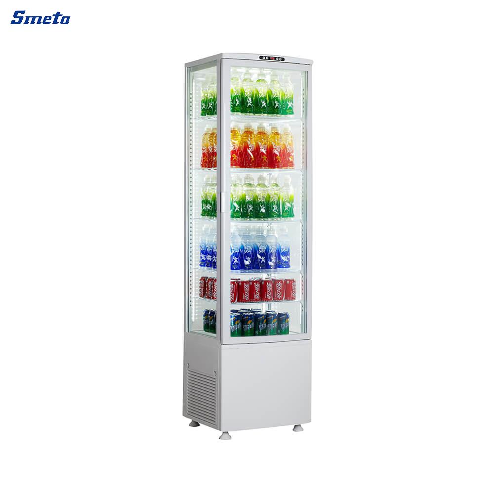 280L Cake Display Chiller With 4-Sided Glass