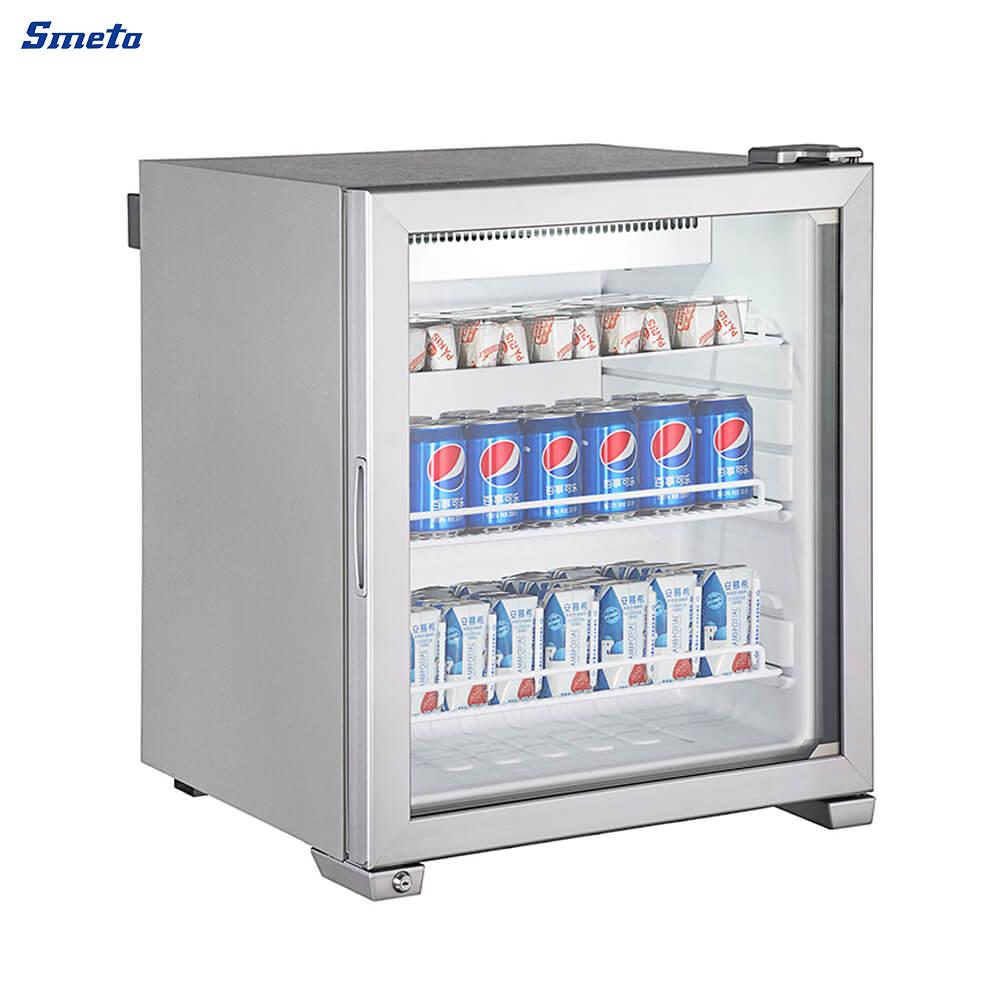 90L Glass Front Undercounter Small Display Fridge