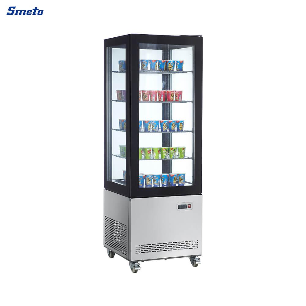 400L 4-Sided Glazing Upright Display Freezer