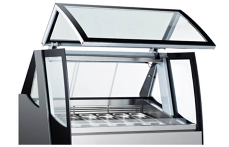 Smeta Gelato Display Freezer Case with-600L capacity