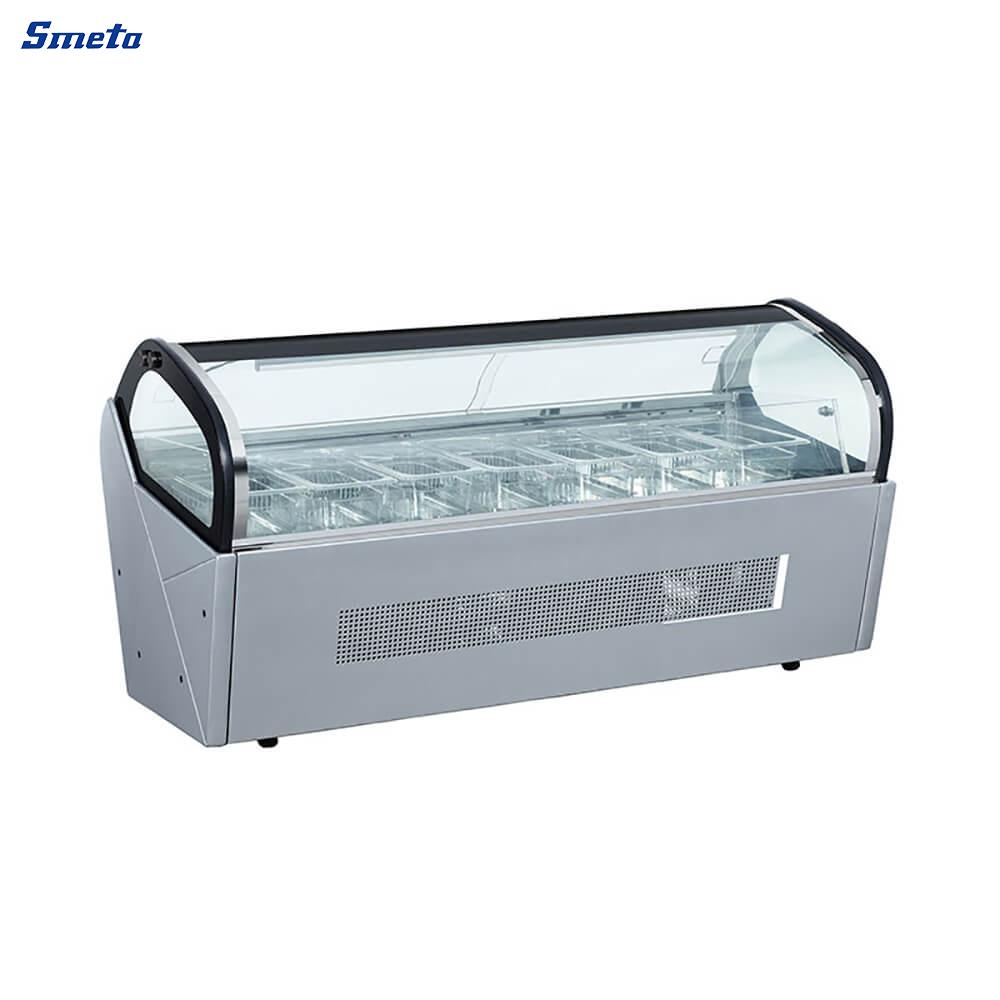 142L Commercial Gelato Display Freezer