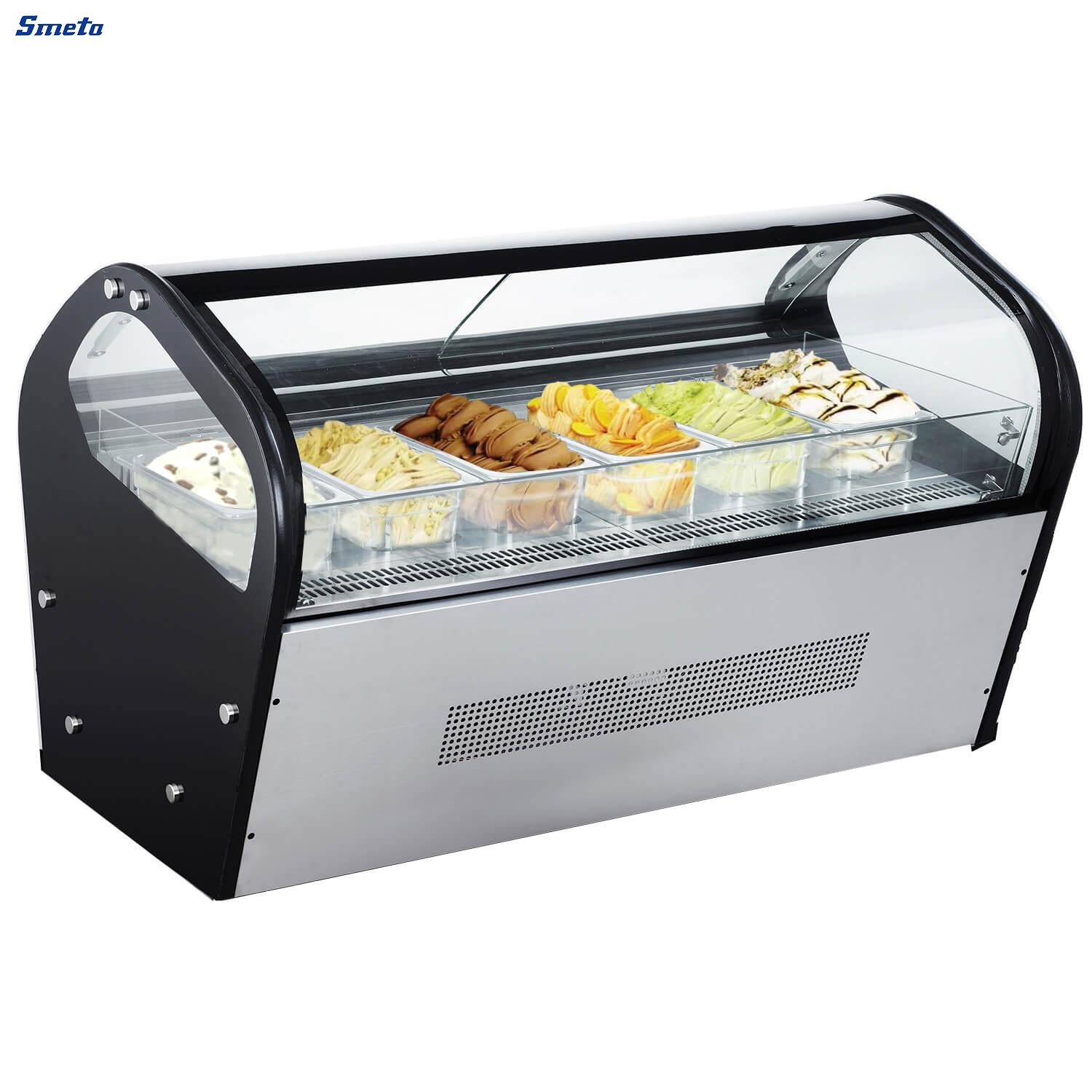 142L Commercial Gelato Display Freezer