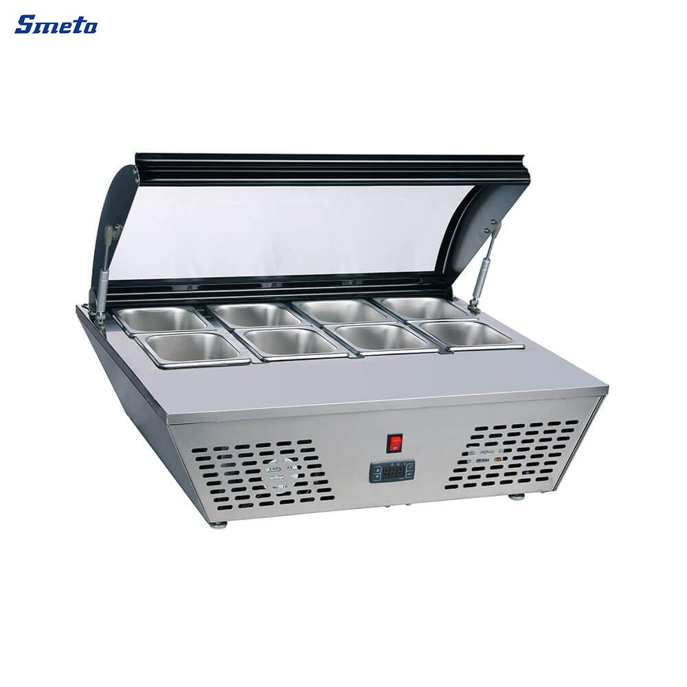 67L 8*1/6 GN PAN Table Top Display Fridge