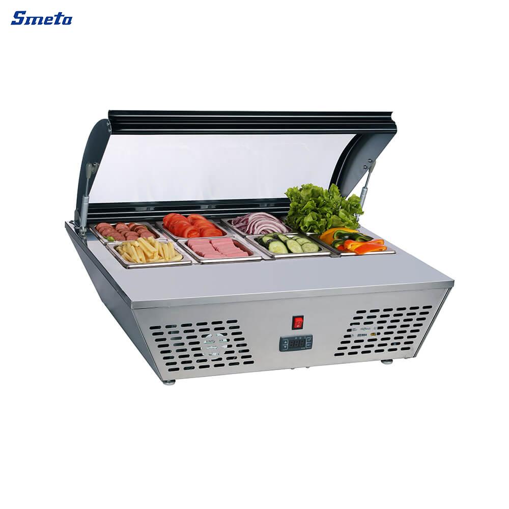 67L 8*1/6 GN PAN Table Top Display Fridge