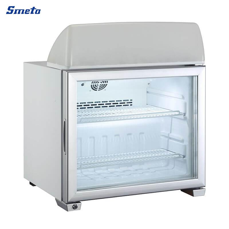 49L Commercial Countertop Small Display Freezer