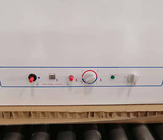 Smeta Propane Chest Freezer control panel