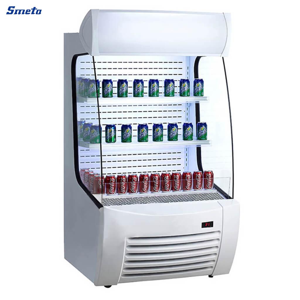 360L Multideck Open Display Commercial Fridge with Night Curtain