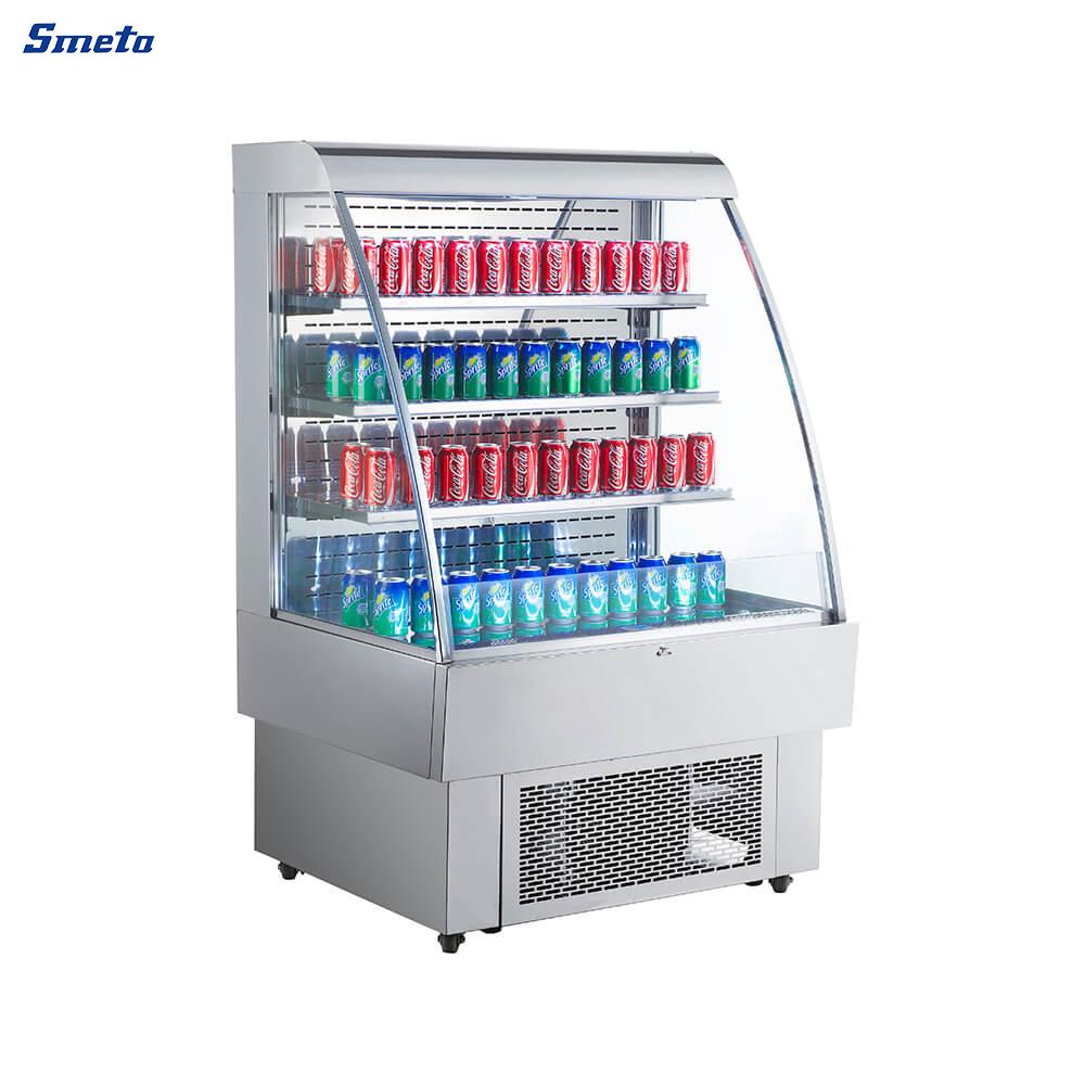 380L Open Display Commercial Multideck Fridge With night curtain