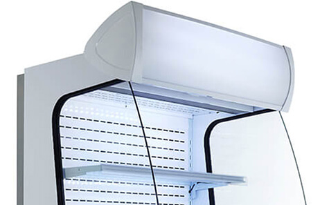 Smeta open display commercial fridge-detail