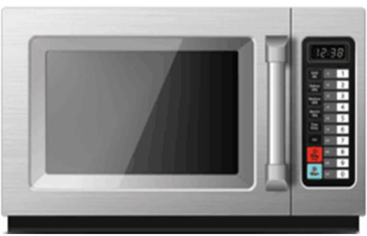 Smeta counter top microwave