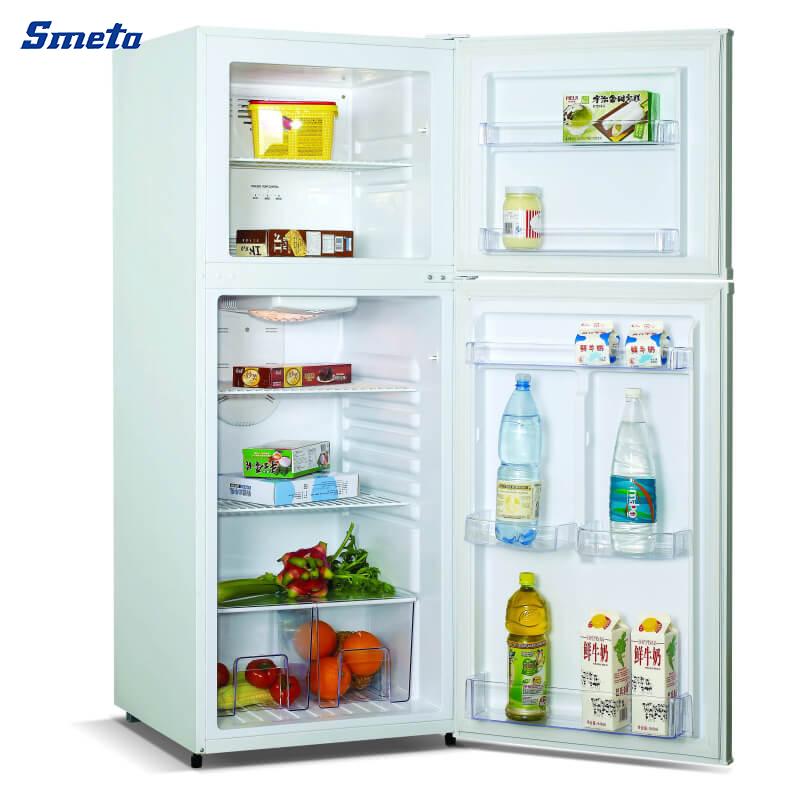 11.6 Cu.Ft White Double Door Top Mount Fridge Freezer