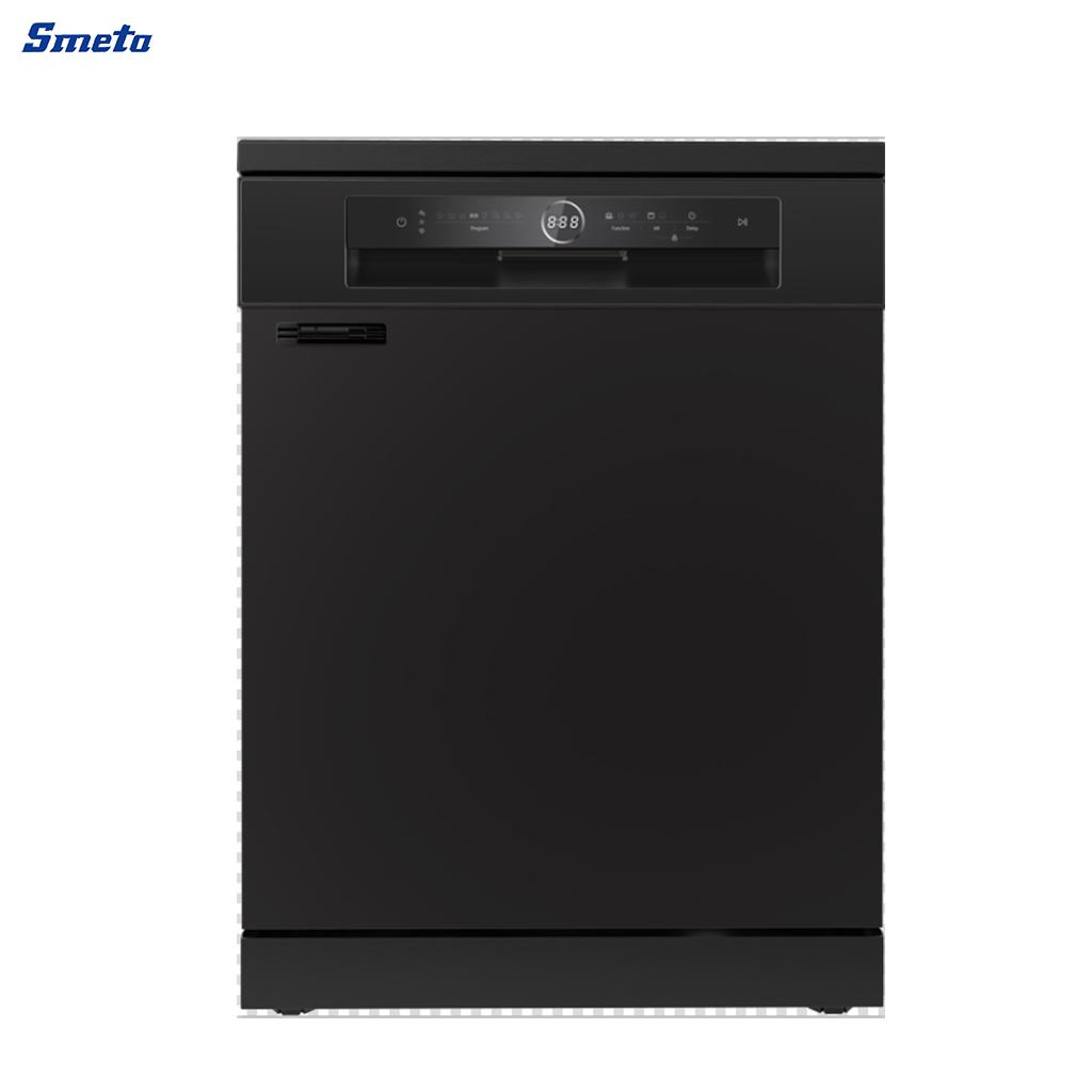 Smeta 13 Sets Black/SS Free Standing Dishwasher