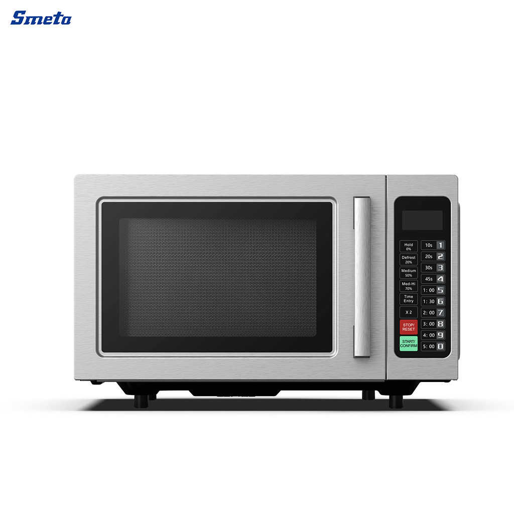 0.9 cu.ft Inverter Microwave Oven – 1000W Stainless Steel Countertop for High-Speed Cooking