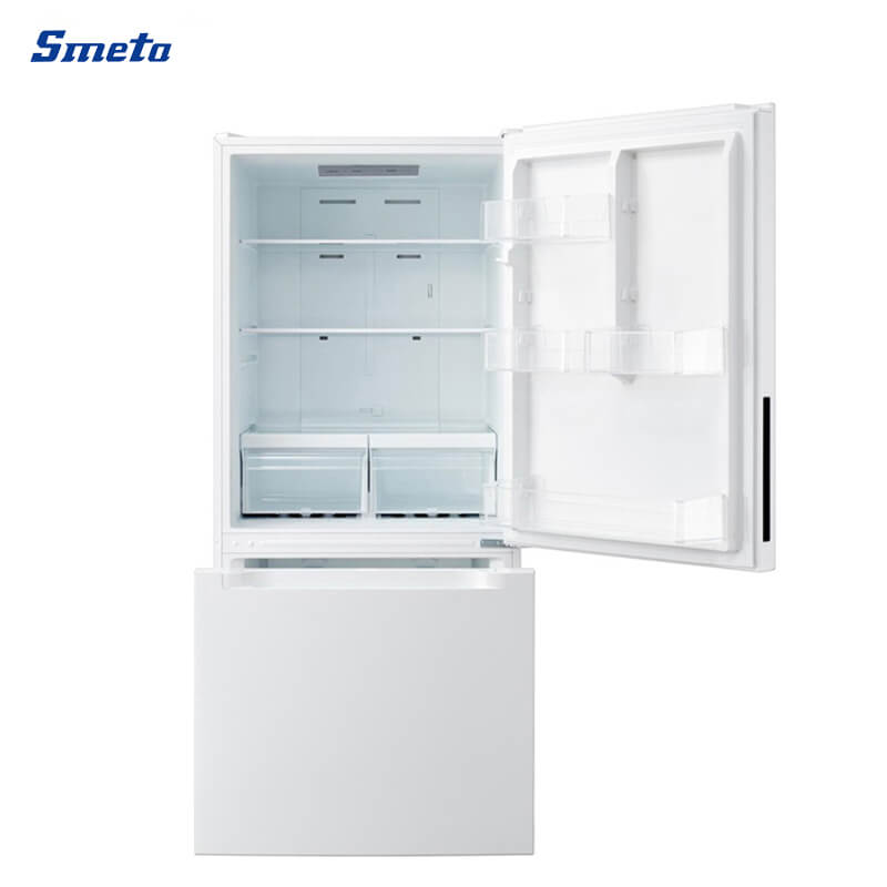 18.7 Cu.Ft. White Bottom Freezer Refrigerator