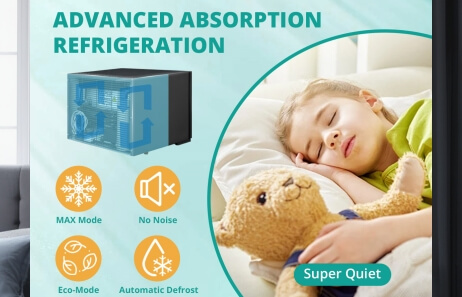 Smeta absorption drawer fridge | Quiet, Vibration-Free Absorption Cooling