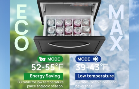 Smeta drawer absorption fridge TSX-50B2U-D