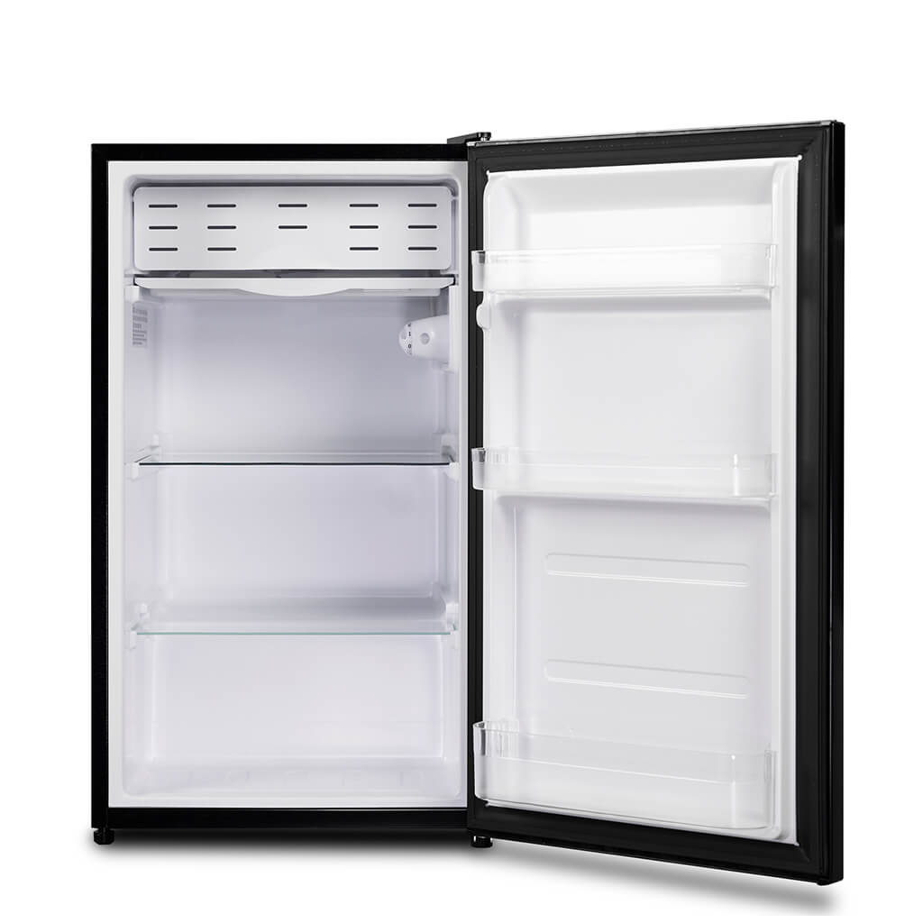 Black 3.2 Cu.Ft. Mini Refrigerator – Energy Star Certified Single Door Compact Fridge for Dorm, Office & Home Use