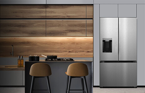 Smeta 3 door fridge TM-1056WMU
