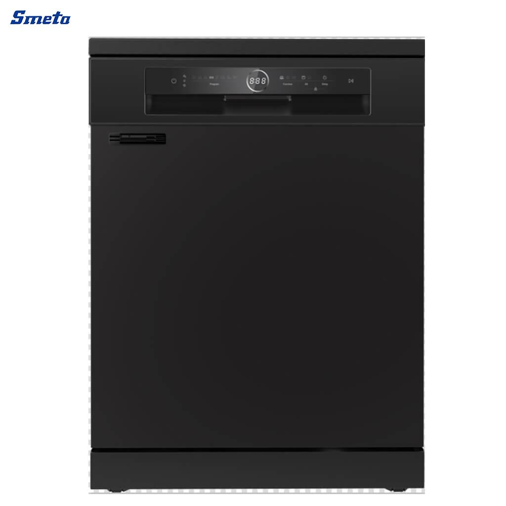 15 Set 60cm Freestanding Dishwasher with Hot Air Dry – LED Touch Control