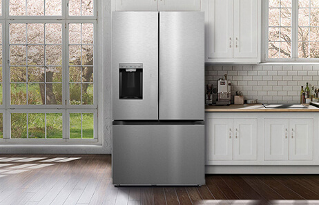 Smeta SS French door fridge TM-1056WMU