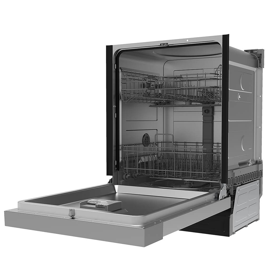 24″ Semi Built-In Dishwasher – Energy Star, Quiet 52 dB, Stainless Steel Tub