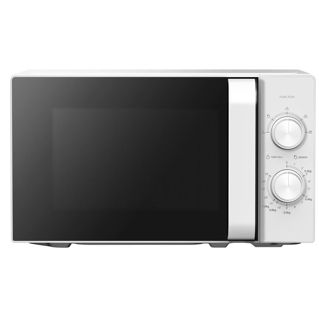 20L Best Freestanding White Compact Microwave Oven