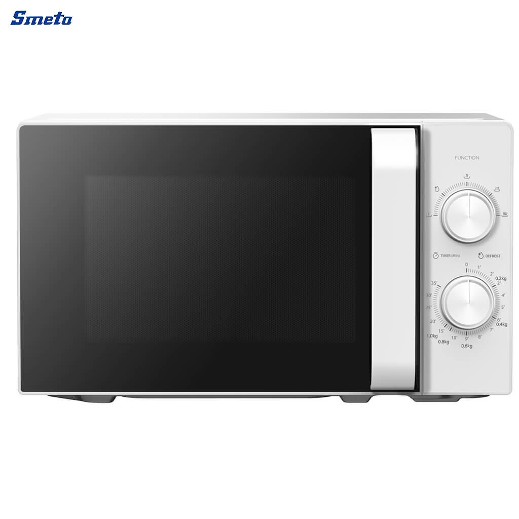20L Best Freestanding White Compact Microwave Oven