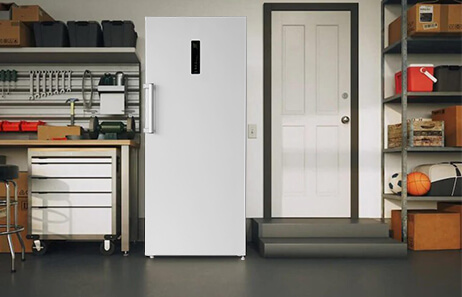 Smeta stainless steel upright freezer TSD-326WL-Garage-freezer