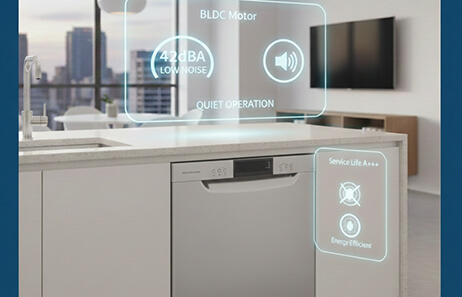 Smeta smart dishwasher TDF14-60BM-U7617R | Ultra-Quiet