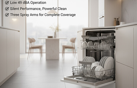 Quiet and Reliable Operation | Smeta dishwasher