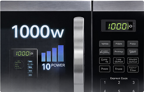 Smeta 1000 watt microwave countertop TMD100-30LBSMU-2SD