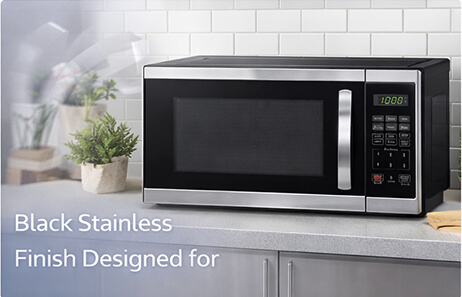 Smeta microwave black stainless TMD100-30LBSMU-2SD