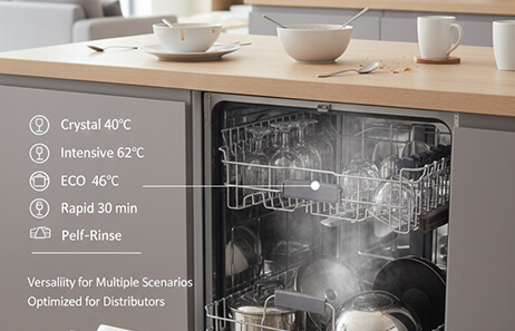 Expanded Wash Programs | Smeta slimline dishwasher