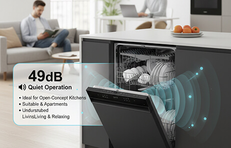 Quiet Performance for Open Living Spaces | Smeta dishwasher