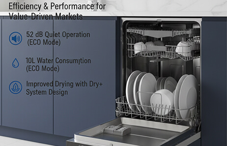 Cost-Controlled Operation | Smeta slimline dishwasher