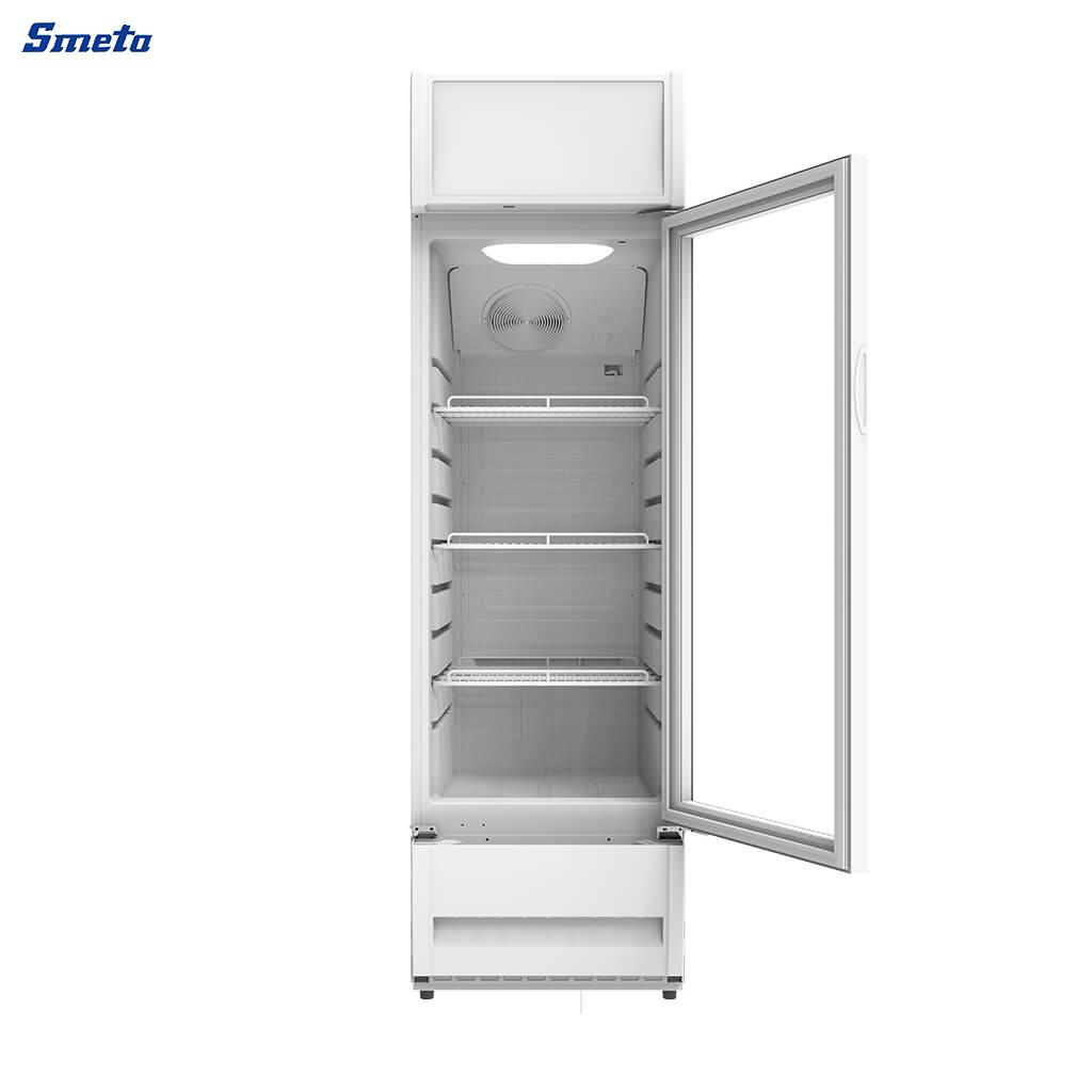 216/346L Single Door Glass Display Commercial Refrigerator