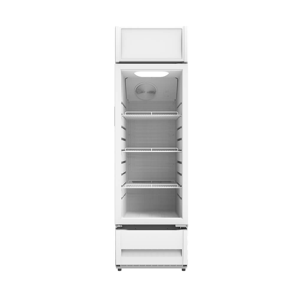 216/346L Single Door Glass Display Commercial Refrigerator